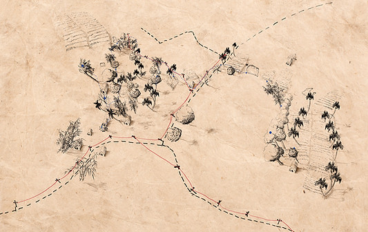 Map of Torajan village, Assam based on GIS and ground research data