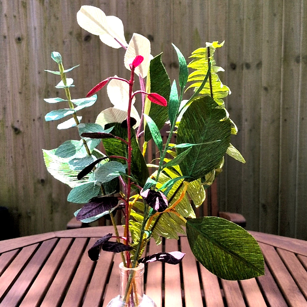Crepe Paper Foliage