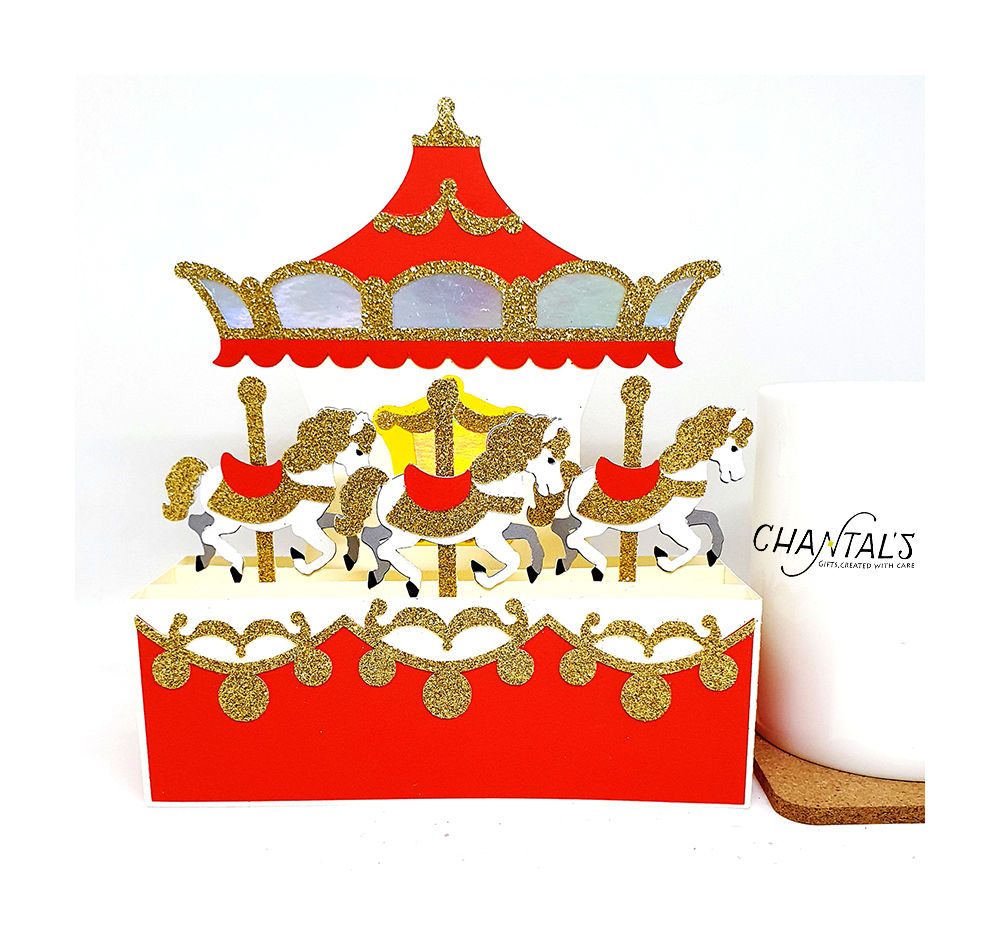 Carousel 3D Box Card Front