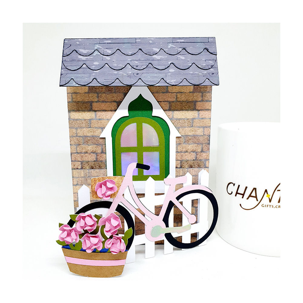 Peony Cottage Zig-Zag Card Front