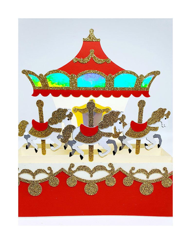 Thumbnail: Carousel 3D Box Card Close Up