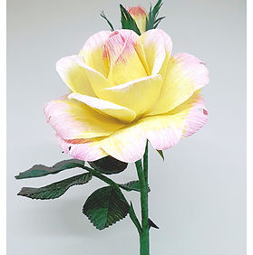 Crepe Paper Peace Rose