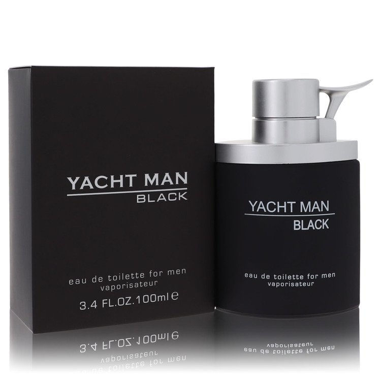Yacht Man Black - 3.4 oz Eau De Toilette Spray (Men)