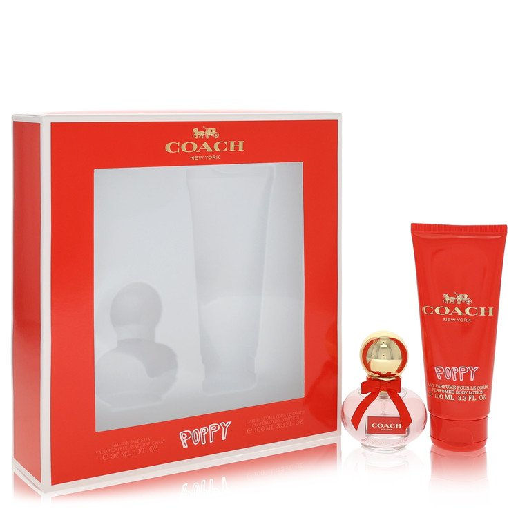 Coach Poppy - Gift Set - 1 oz Eau De Parfum Spray + 3.3 oz Body Lotion (Women)