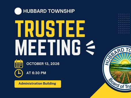 Next Monthly Trustee Meeting - October 13, 2026
