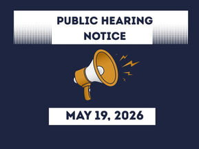 Public Hearing Notice - May 19
