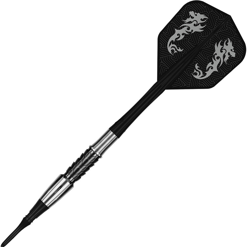 縮圖：Caliburn Black Dragon  95% 18g  Soft tip -Black Coating