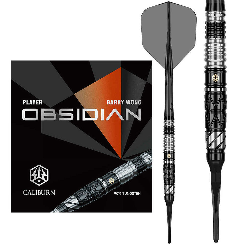 縮圖：CALIBURN Players Obsidian:BarryWong 90%  Soft Tip