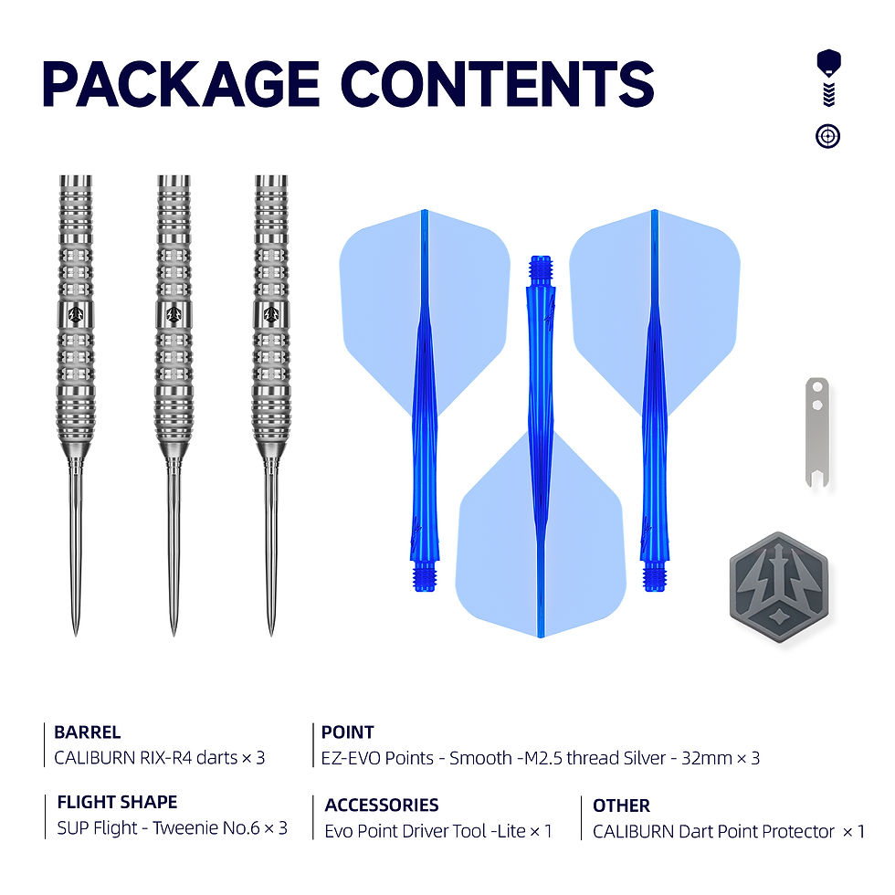 縮圖：CALIBURN RIX R4 90% EZ-EVO Darts