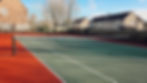 Custom court markings on multi-use sports surface in Dorset
