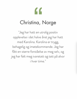 Christina Testimonial
