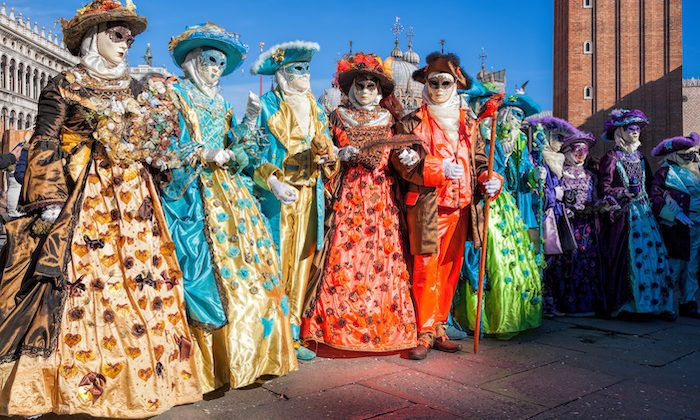 The Venice Carnival in Italy