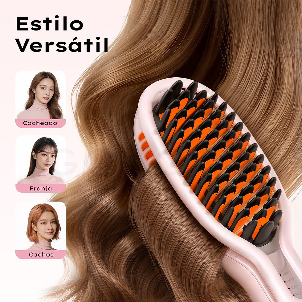サムネイル： Electric Hot Comb Multifunctional Portable Straight 4 Adjustable Temp Hair Strai