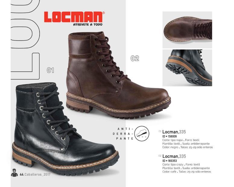 Venta \u003e botas locman para caballero \u003e en stock
