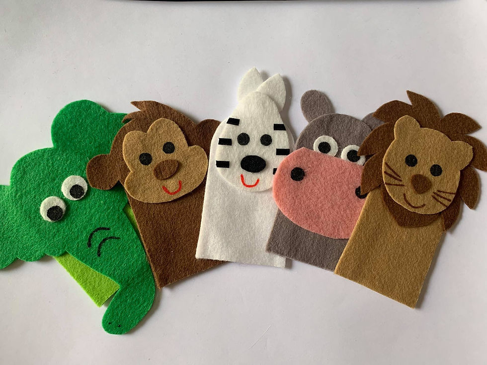 Miniatura: Dedoches Animais Selvagens