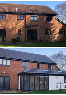 BEFORE AND AFTER REAR EXTENSION
