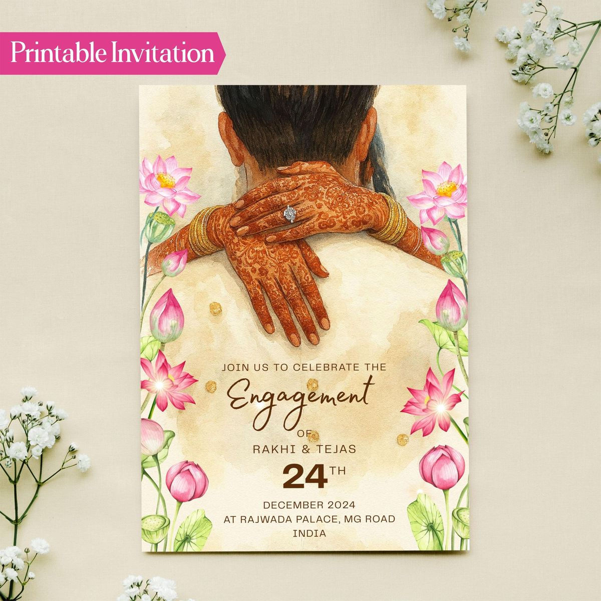 Engagement / Ring Ceremony Invitation