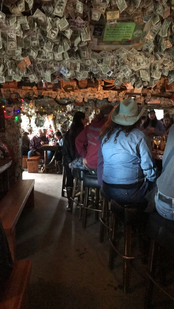 inside Salty Dawg in Homer Alaska