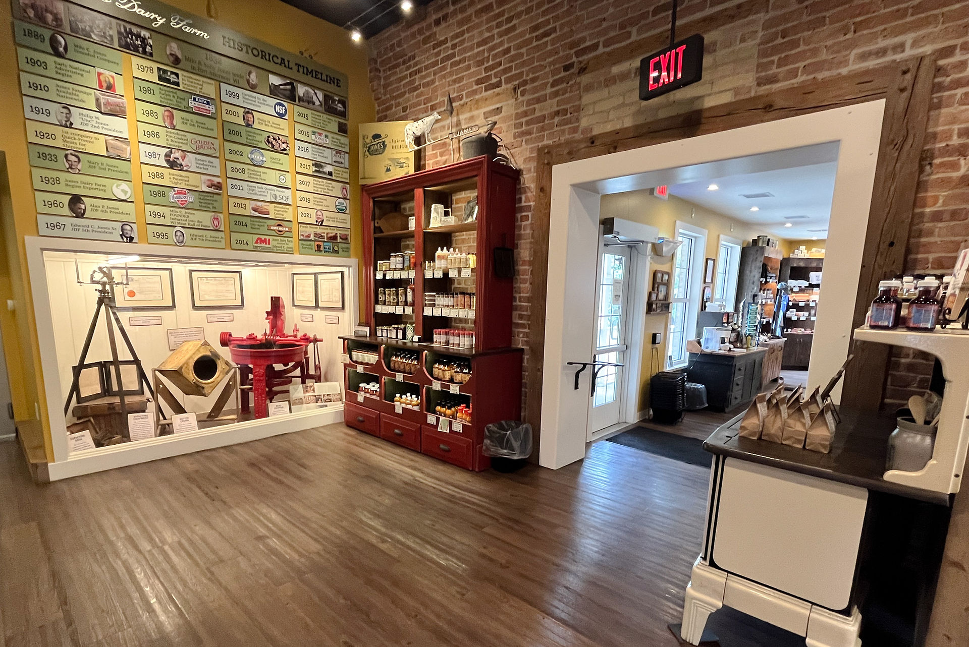 Inside Jones Market fort atkinson wisconsin