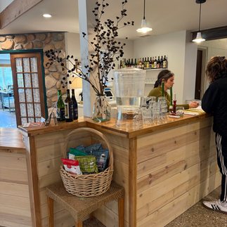 inside of american wine project mineral point