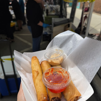 eggrolls at downtown appleton farmers market