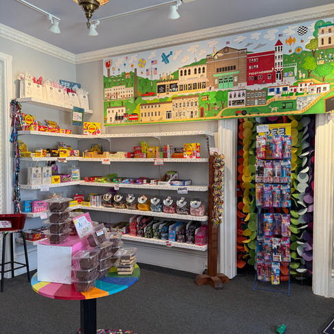 Inside of High Street Sweets Mineral Point