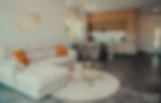 Open plan kitchen living area