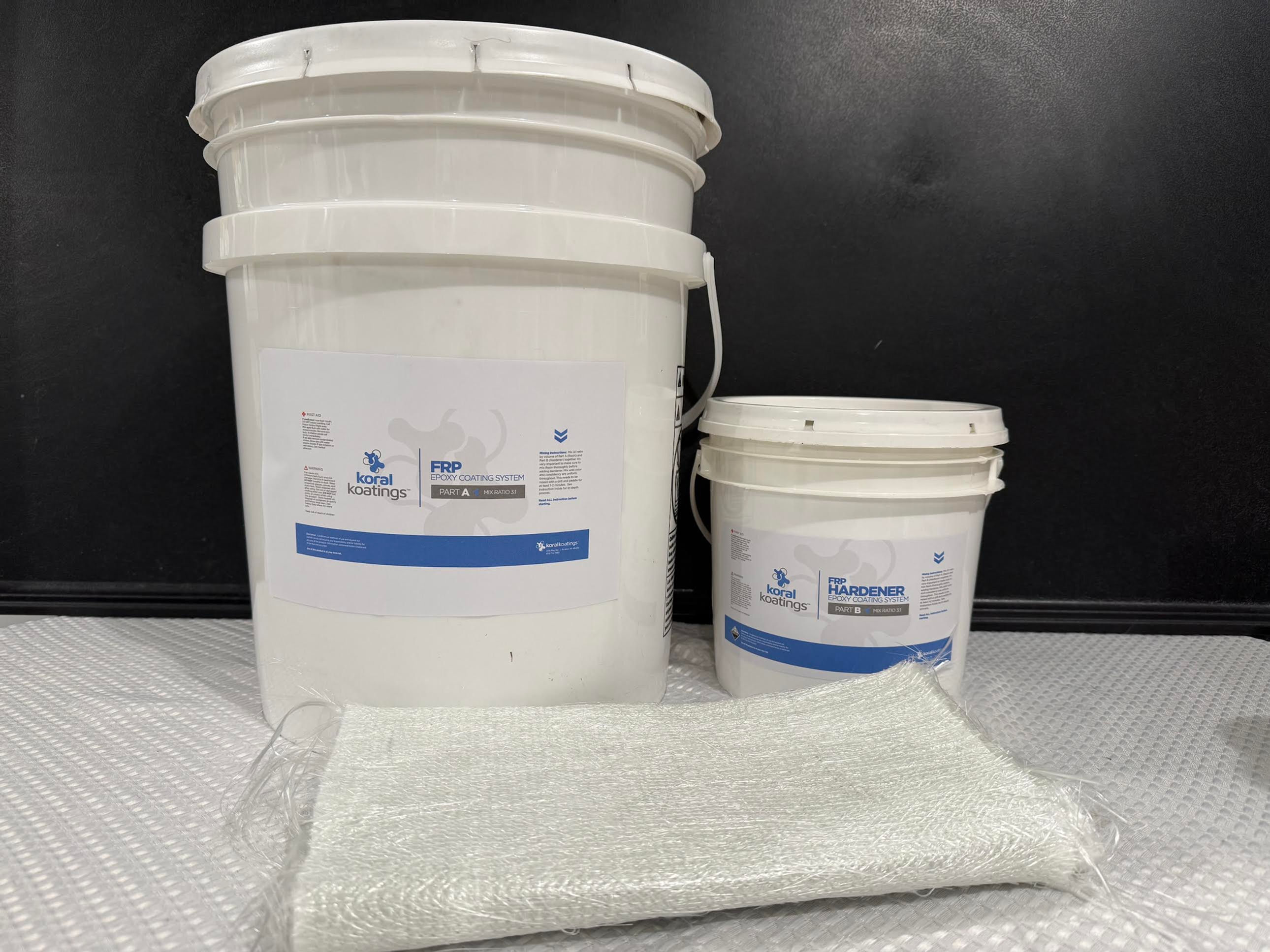 Large Unit of FRP and Fiberglass Matting