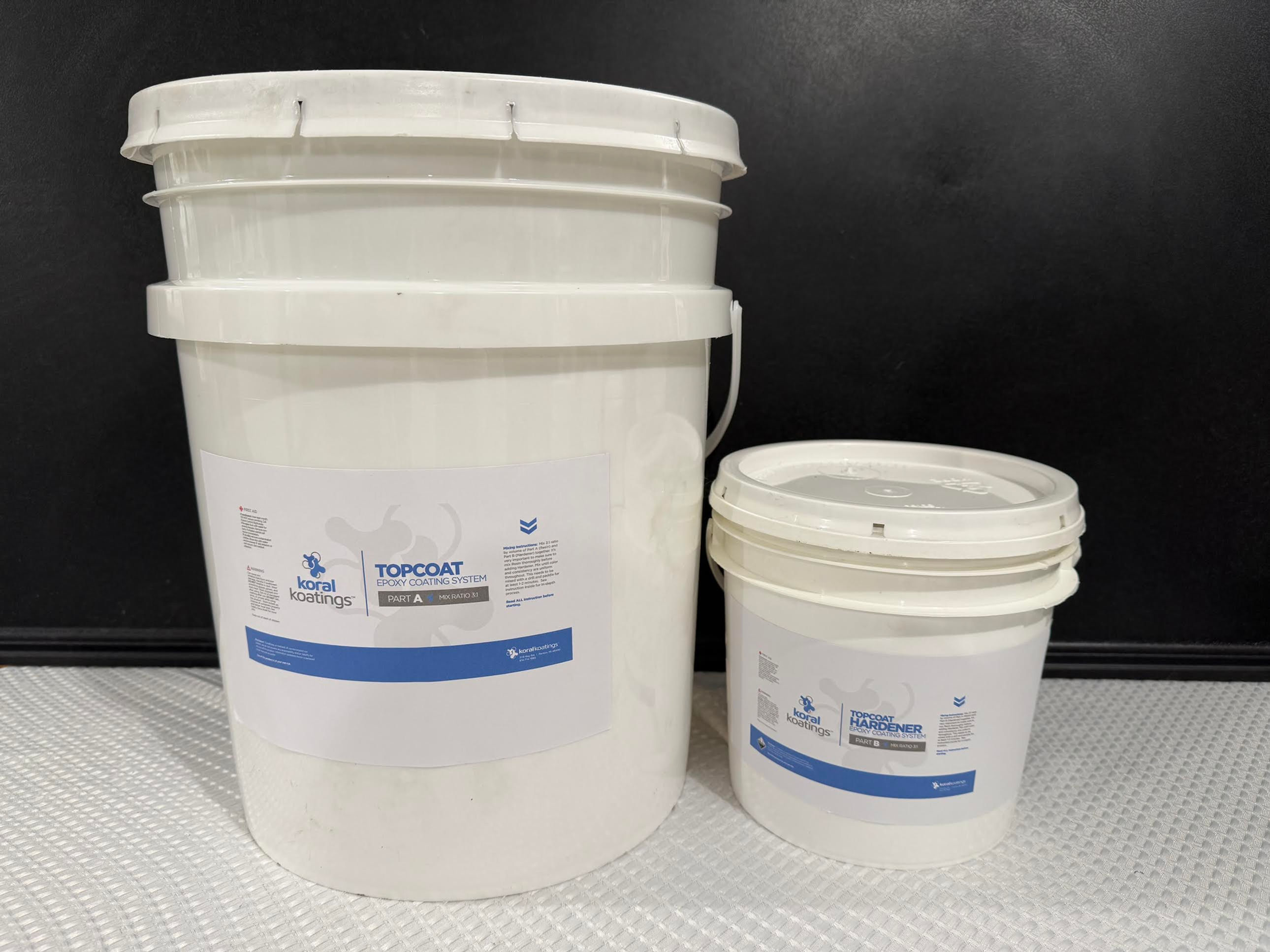 Large Unit Top Coat with Top Coat Hardener