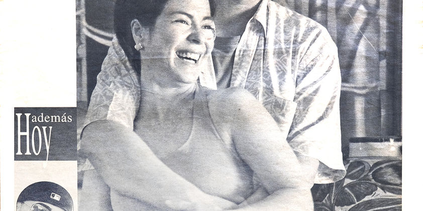 Yvonne Caro Caro, her wedding to the playwright David Chrisman seals a nine year relationship