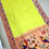 Thumbnail: Paithani Silk Saree in a vibrant lemon yellow