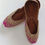 Thumbnail: Women's Traditional Embroidered Jutti Pink Gold