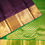 Thumbnail: Majestic Maroon Kanchipuram Silk Saree with Temple Zari Border