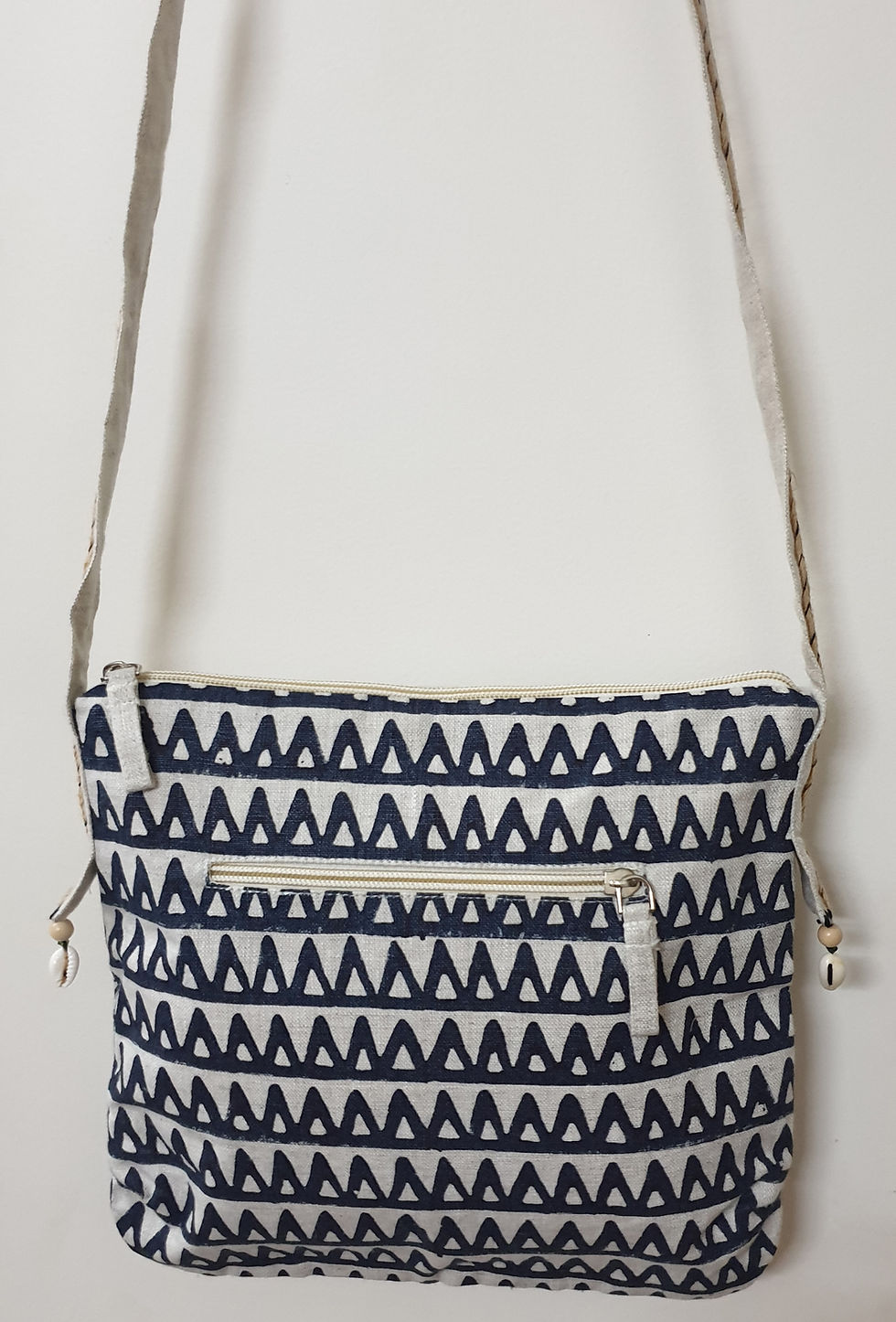 Thumbnail: Linen Hand Block Printed Sling Bag