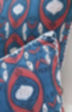 Thumbnail: Cotton Hand Block Printed Cushion Cover with Hand Stitched Edge