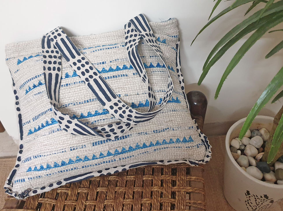 Thumbnail: Chindi Bag Blue
