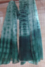 Thumbnail: Cotton Muslin Teal Green Tie Dyed Dupatta