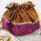 Thumbnail: Handloomed Khana Jewellery cum Travel Pouch