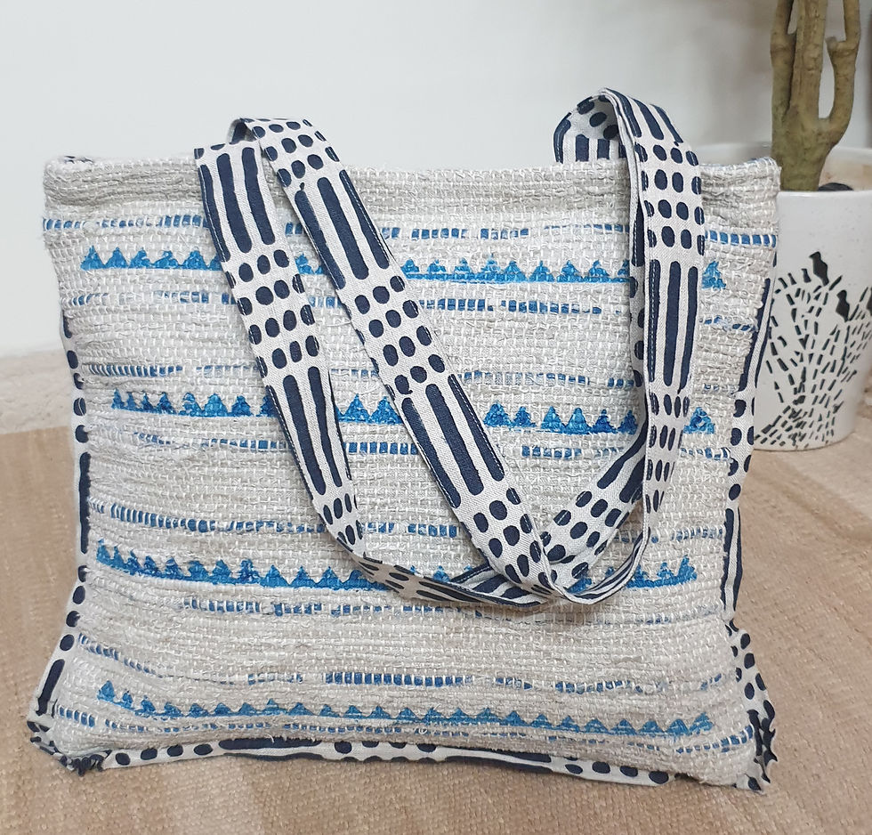 Thumbnail: Chindi Bag Blue