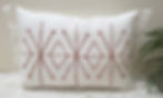 Thumbnail: Prewashed Hand Embroidered Linen Throw Pillow