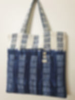 Thumbnail: Indigo Dip Dyed Tote Bag