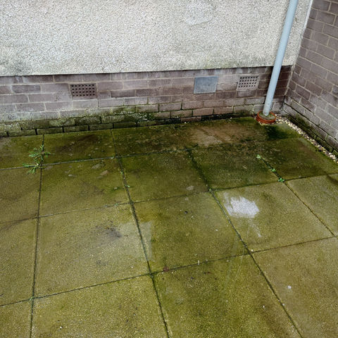 dirty patio