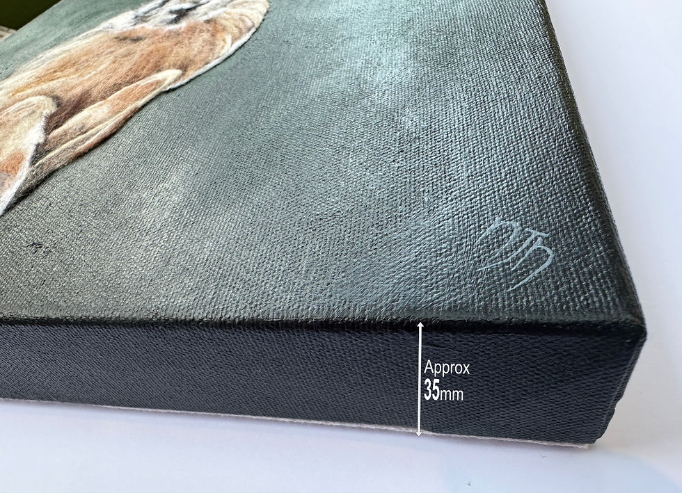 Thumbnail: Hare Wool Painting