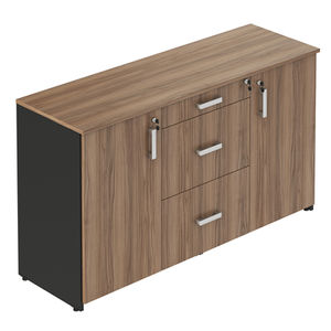 Credienza com três gavetas e portas