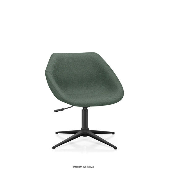 Cadeira giratória verde escura, design moderno