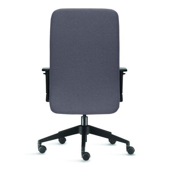 Cadeira de escritório giratória cinza escura