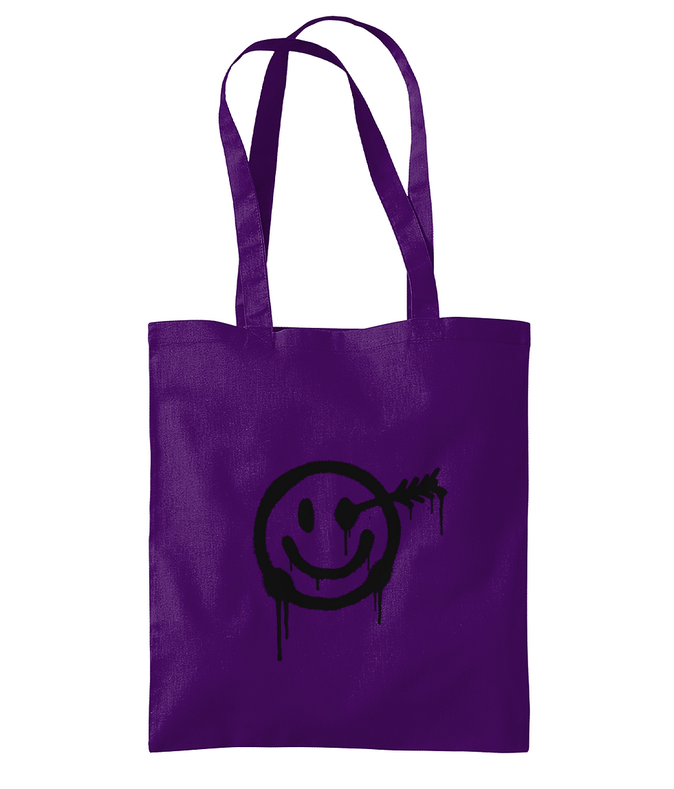 Thumbnail: Westford Bag for Life - Long Handles Smiley 