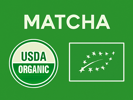 Transparency in Every Sip: Discover Our USDA, JAS, & EU Organic Matcha Certifications.