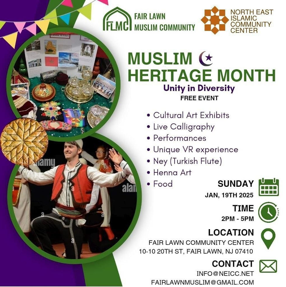 Fair Lawn Community's Muslim Heritage Month