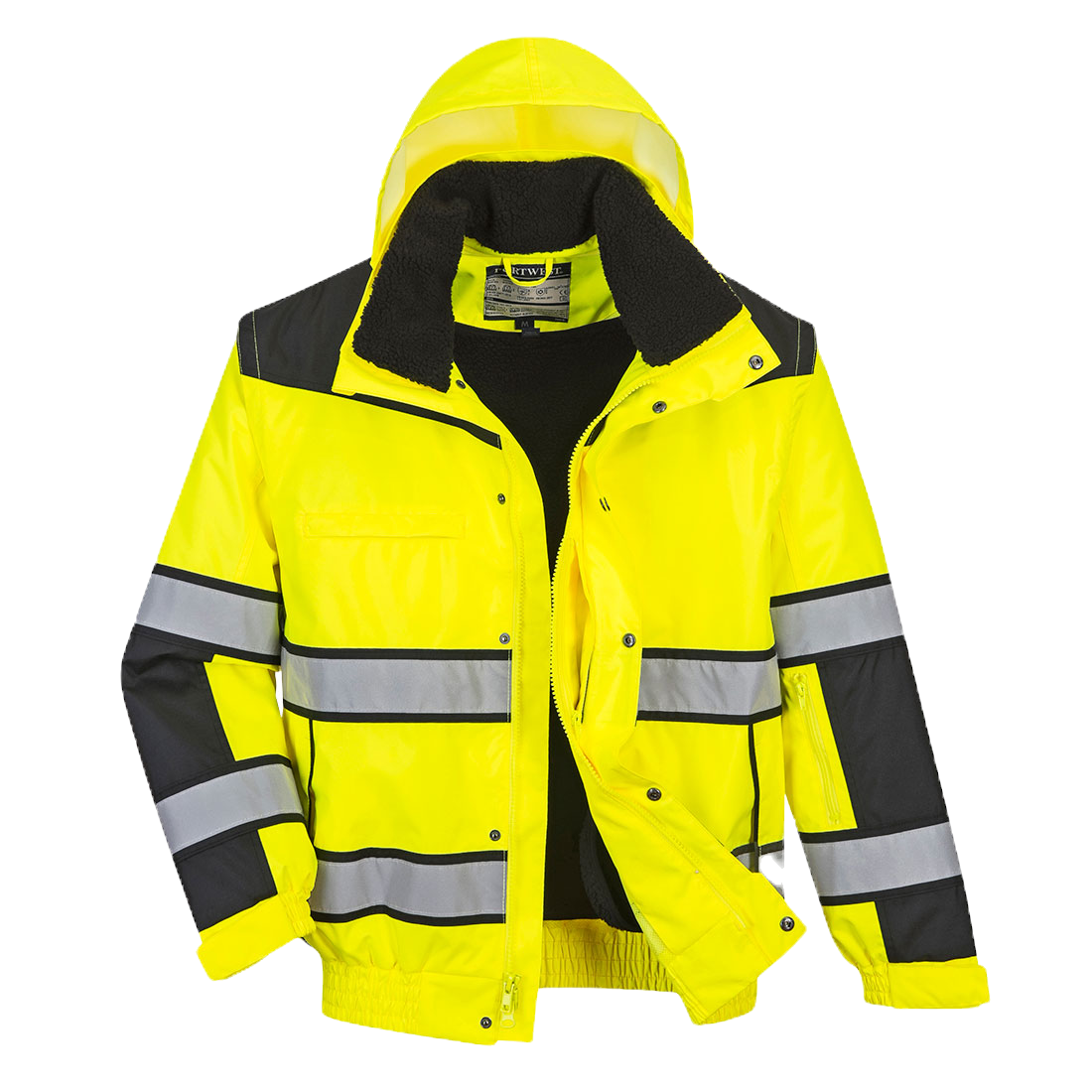 Hi-Vis 3-in-1 Contrast Winter Bomber Jacket